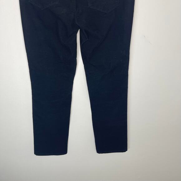 LOFT Ann Taylor trousers pants women's 8 waist size 29 black fine corduroy jeans - Picture 6 of 16
